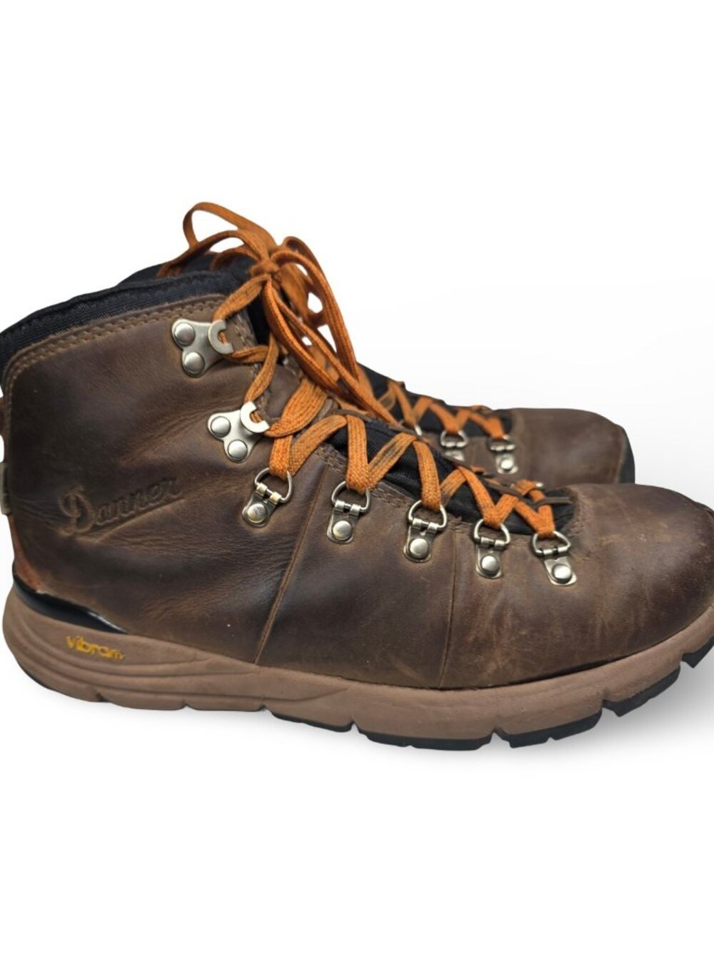 Danner Mens Mountain 600 4.5" Hiking Boots Chocolate Chip Brown Size 7.5 Vibram